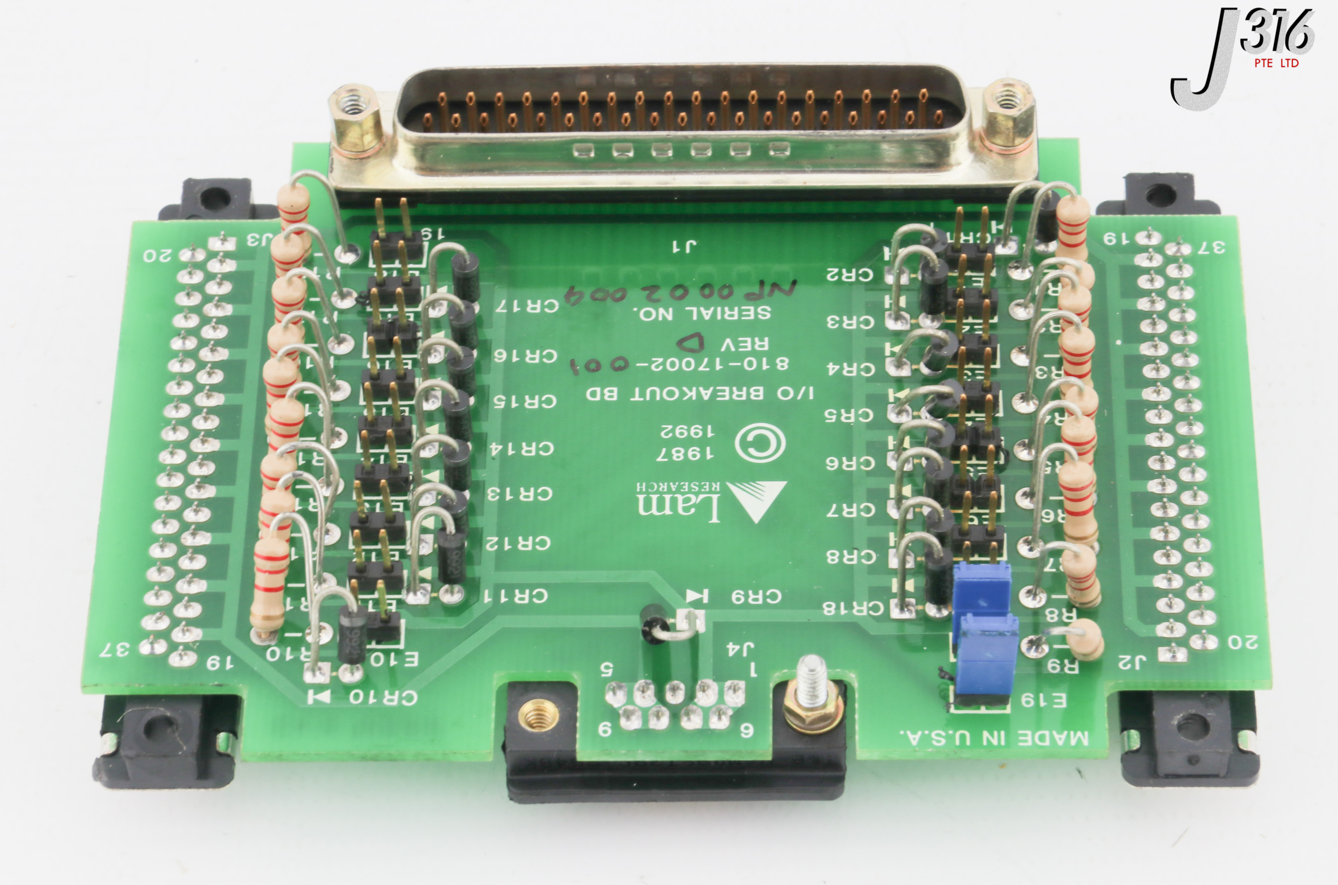 19インチ 29057 LAM RESEARCH PCB, I/O BREAKOUT BD 810-17002-001 | eBay